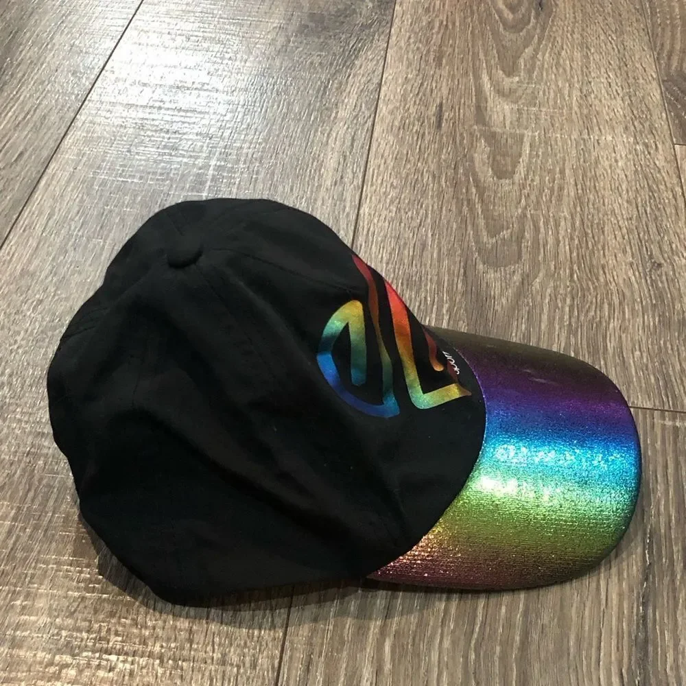 Girls Justice Cap Size Change with Strap on the back Kids Rainbow Cap
